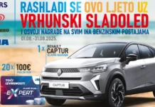 Nagradna igra uz Algida, Ferrero i Mars sladolede na INA postajama za automobil Renault Captur