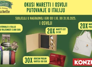 Maretti nagradna igra 2025: Okusi Maretti i osvoji putovanje u Italiju