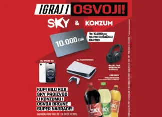 Sky nagradna igra 2025: Igraj i osvoji!