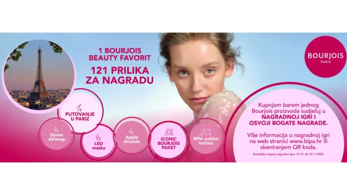 BOURJOIS nagradna igra u Bipi: Osvoji putovanje u Pariz za 2 osobe