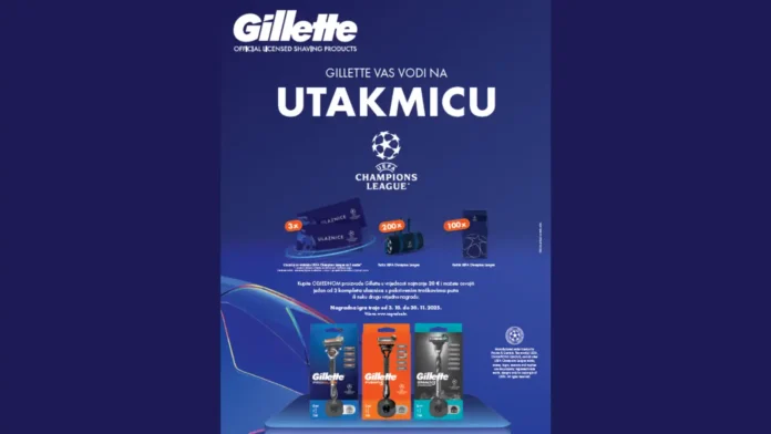 Gillette nagradna igra 2025: Gillette vas vodi na utakmicu