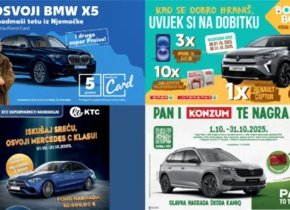 Sve nagradne igre za automobile: Kaufland, Boombox, Atlantic, Pan, Crotia Osiguranje, Apfel
