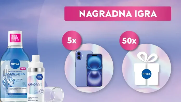 Nivea nagradna igra 2025: Osvoji iPhone uz BR. 1 u njezi lica