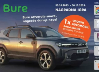 Bure nagradna igra 2025: Bure ostvaruje snove, nagrade daruje nove!
