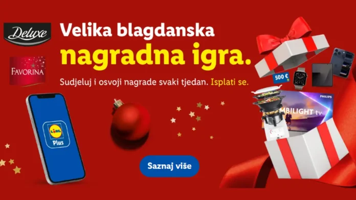 Lidl nagradna igra 2025: Dijeli blagdansku radost i osvoji nagradu