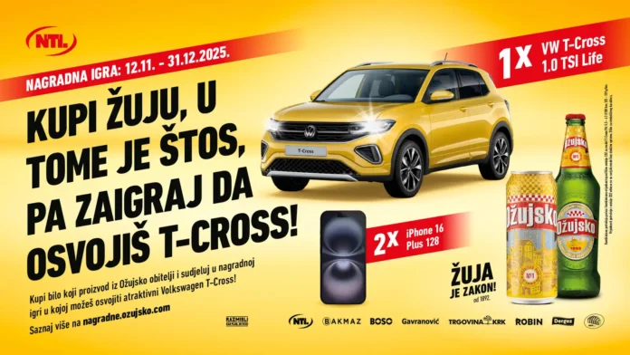 Ožujsko nagradna igra: Kupi Žuju, u tome je štos, pa zaigraj da osvojiš T-Cross!