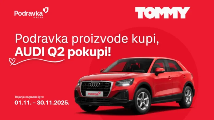 Podravka nagradna igra u Tommyu za automobil Audi Q2
