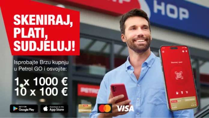 Petrol nagradna igra: Obavite brzu kupnju uz Petrol GO i osvojite 1.000 €