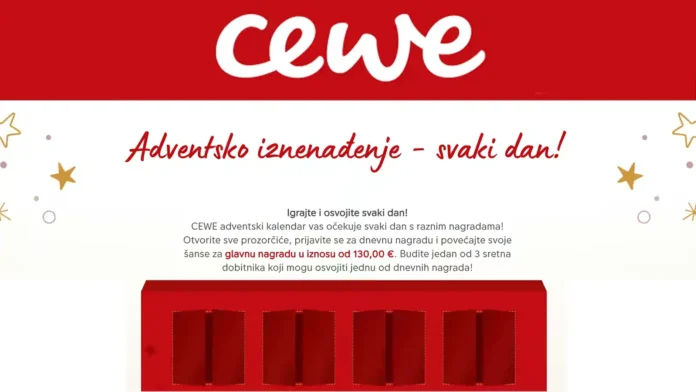 CEWE adventski kalendar 2025