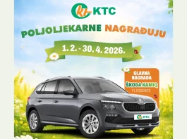 KTC Poljoljekarne nagradna igra 2026 za automobil ŠKODA Kamiq