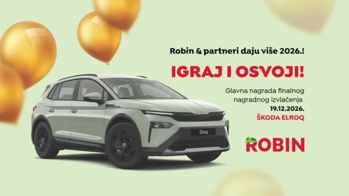Robin nagradna igra 2026 za automobil Škoda Elroq