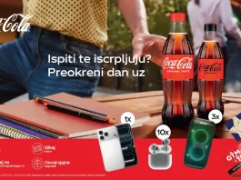 Coca-Cola nagradna igra : iPhone, zvučnik, slišalice, Cinestar poklon