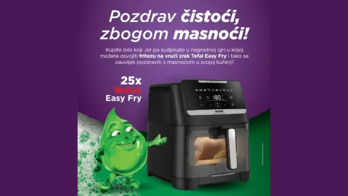 Jar nagradna igra za 25 Tefal friteza na vrući zrak