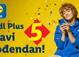 Lidl nagradna igra: Lidl Plus slavi 5. rođendan Lidl nagradna igra: Lidl Plus slavi 5. rođendan