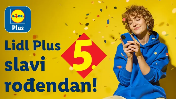 Lidl nagradna igra: Lidl Plus slavi 5. rođendan
