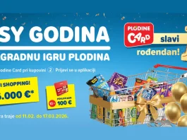 Plodine nagradna igra naziva "Easy godina uz nagradnu igru Plodina"
