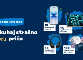 Vegeta nagradni natječaj: Strašno dobra priča Vegeta nagradni natječaj "Strašno dobra priča", a nagrade su: Iphone 17, Apple MacBook Air 13″ M4, Sony slušalice WH-1000XM5 i Vegeta MERCH