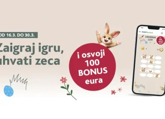 MultiPlusCard nagradna igra: Uhvati zeca i osvoji 100 bonus eur