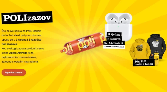 Poli nagradni natječaj: Poli izazovi – Poli efekt Poli nagradni natječa za Apple AirPods i Poli merch paketa