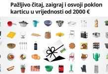 IKEA: Osvoji poklon karticu u vrijednosti od 2000 € IKEA nagradna igra/natjecanje za IKEA poklon karticu u vrijednosti 2000 €