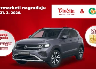 Vindija nagradna igra u KTC-u za automobil Volkswagen T-Cross