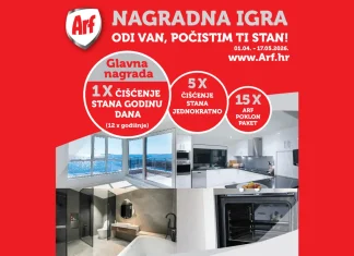 Arf nagradna igra: Odi van, počistim ti stan!