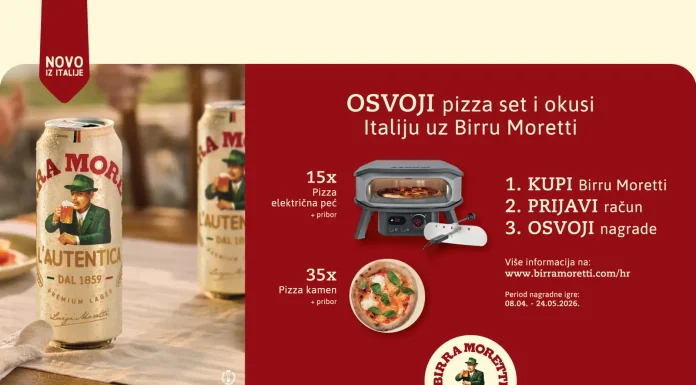 Birra Moretti nagradna igra: Osvoji pizza set i okusi Italiju uz Birru Moretti