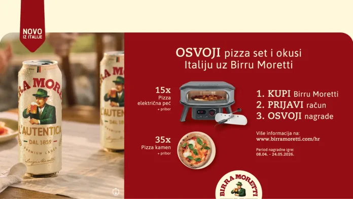 Birra Moretti nagradna igra: Osvoji pizza set i okusi Italiju uz Birru Moretti Birra Moretti nagradna igra: Osvoji pizza set i okusi Italiju uz Birru Moretti