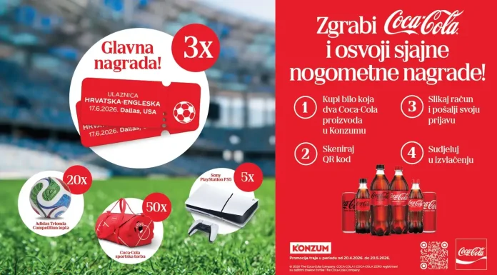 Coca-Cola nagradna igra 2026: Osvoji sjajne nogometne nagrade!