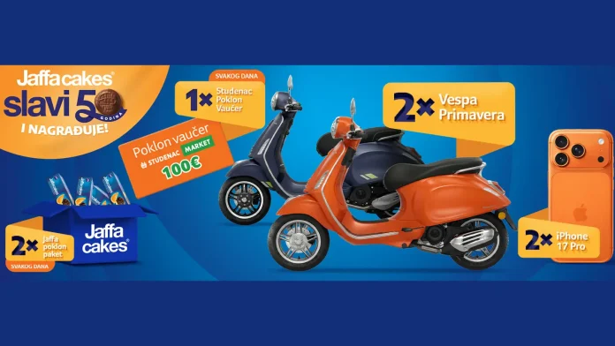 JAFFA nagradna igra: JAFFA Cakes nagrađuje