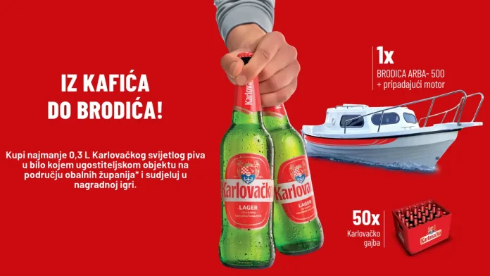 Karlovačko nagradna igra: Iz kafića do brodića!