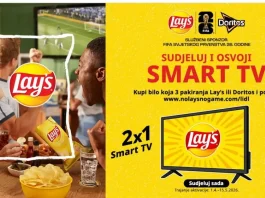 Lay's i Doritos nagradna igra: Sudjeluj i osvoji Smart TV