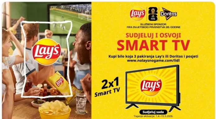 Lay's i Doritos nagradna igra: Sudjeluj i osvoji Smart TV