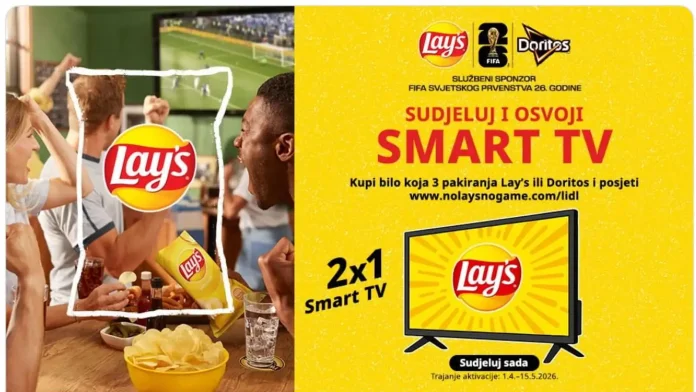 Lay's i Doritos nagradna igra: Sudjeluj i osvoji Smart TV