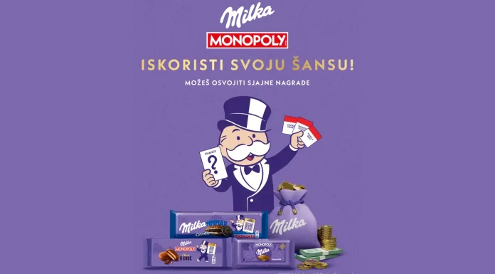 Milka nagradna igra: Milka x Monopoly