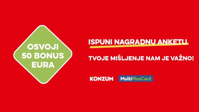 MultiPlus Card nagradna igra: Ispuni anketu, tvoje mišljenje nam je važno