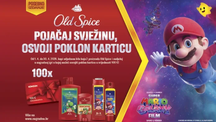 Old Spice nagradna igra 2026:Pojačaj svježinu,osvoji poklon karticu Old Spice nagradna igra: Pojačaj svježinu, osvoji poklon karticu