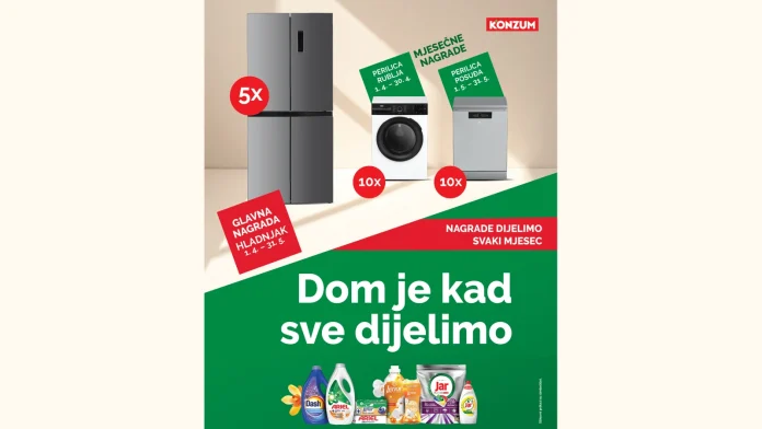P&G nagradna igra 2026: Dom je kad sve dijelimo P&G nagradna igra 2026: Dom je kad sve dijelimo