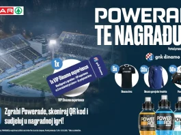 Powerade nagradna igra: Powerade te nagrađuje!