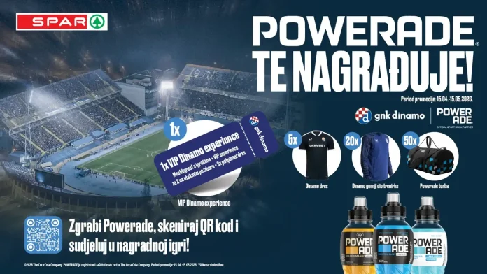 Powerade nagradna igra: Powerade te nagrađuje!