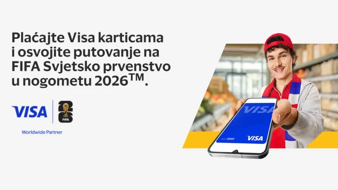 Visa nagradna igra 2026: Osvoji putovanje na FIFA2026 utakmicu Engleska - Hrvatska