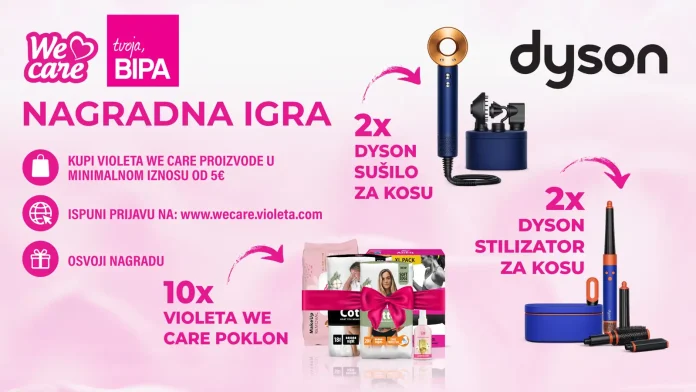 We Care nagradna igra: We Care i BIPA za Dyson nagrade
