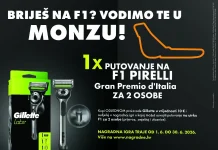 Gillette nagradna igra 2026: Briješ na F1? Vodimo te u Monzu! Gillette nagradna igra 2026: Briješ na F1? Vodimo te u Monzu!