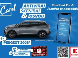 Jamnica nagradna igra u Kauflandu za automobil PEUGEOT 2008