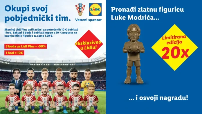 Lidl nagradna igra 2026: Potraga za zlatnim Modrićem