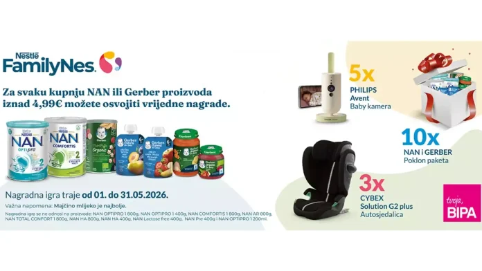 NAN i Gerber nagradna igra 2026