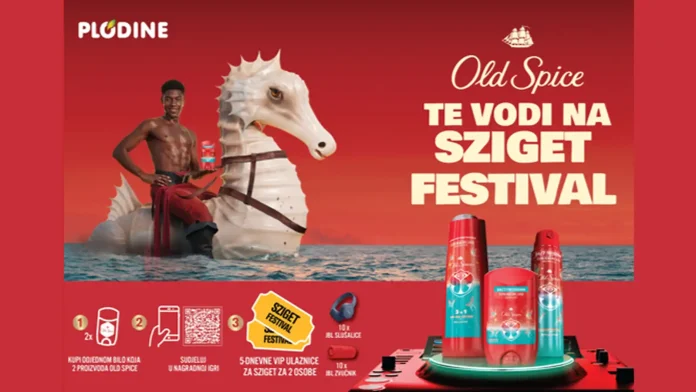 Old Spice nagradna igra: Old Spice te vodi na Sziget festival