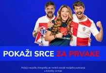 Pokaži srce nagradna igra 2026: Osvoji navijački aranžman u Americi za ekipu!