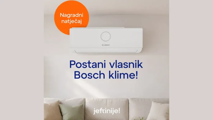 Jeftinije.hr natječaj: Postani vlasnik Bosch klime