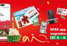 SPAR Hrvatska d.o.o. nagradna igra 2026: Proslavi SPAR App rođendan s nama!